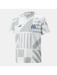 Boy's Puma Junior Olympique De Marsseille Fc Prematch Jersey in White
