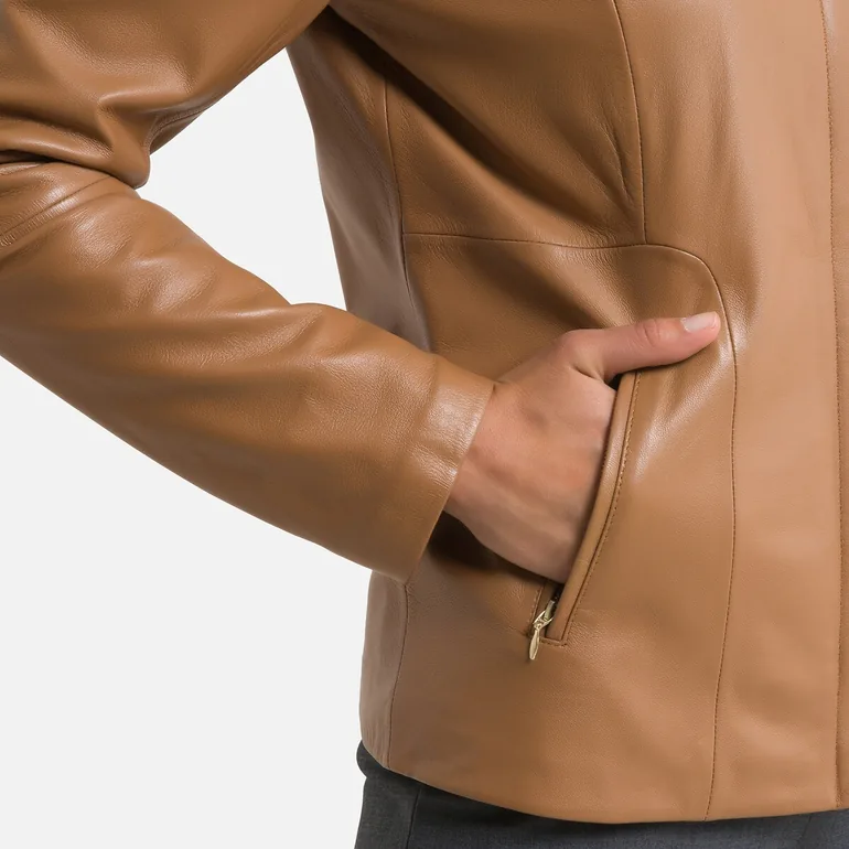 Short Nappa Leather Jacket - 2