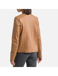 Short Nappa Leather Jacket - 3