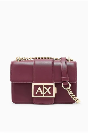Wonder Crossbody With Chain Strap Burgundy