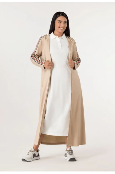 Kayanee Track Abaya - SEASONAL SAND