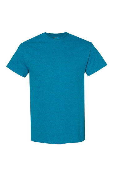 Gildan Mens Heavy Cotton Short Sleeve T-Shirt - Antique Sapphire