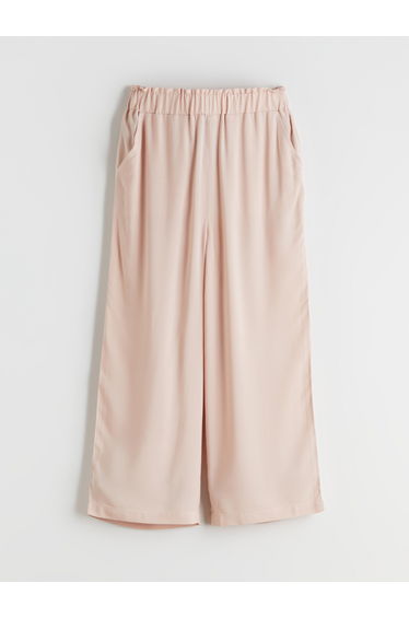 Girls' Linen Blend Trousers