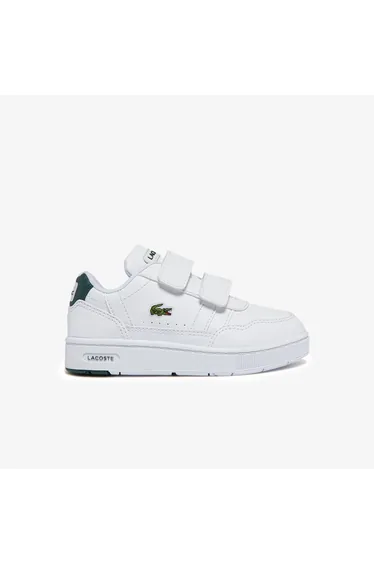 Boy's Lacoste Infants T-Clip Trainers in White