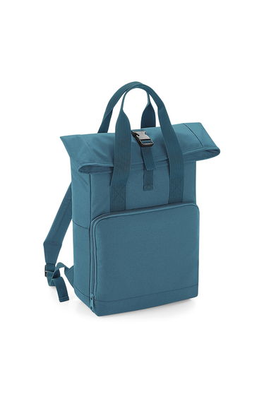 BagBase Twin Handle Roll-Top Backpack - Airforce Blue