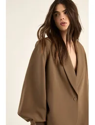 Tailored Oversized Balloon Sleeve Blazer Co-Ord - 2