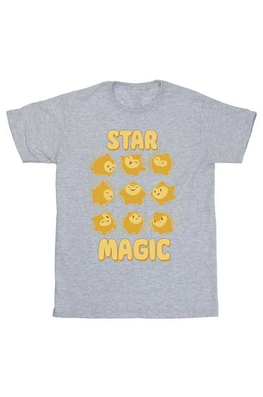 Wish Boys Star Magic Tile T-Shirt - Sport Grey