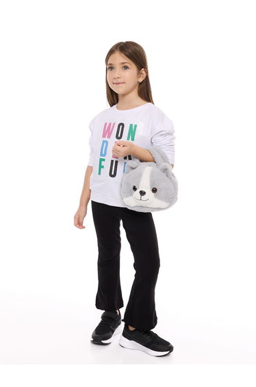 Girls Multi Sequined Top and Flared Leggings Set