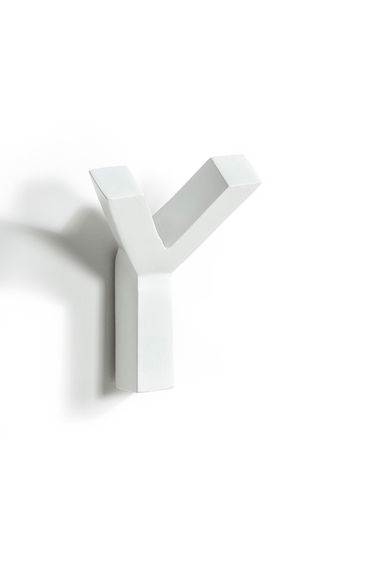 Rama White Wall Mounted Coat Hook