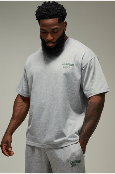 Training Dept Oversized T-shirt - grey