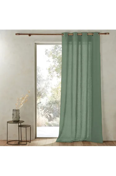 Romane 100% Washed Linen Curtain