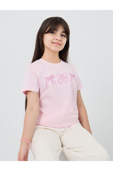 Graphic Print Round Neck T-Shirt