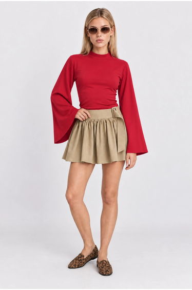 ISTANBUL Crew Neck Long Sleeve Blouse product thumbnail 2