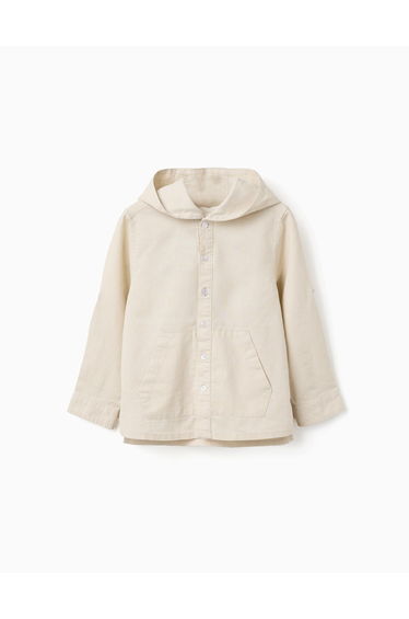 LS SHIRT LINEN, LIGHT BEIGE, SMS