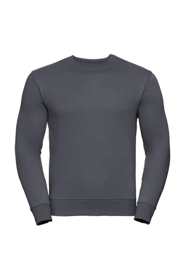 Russell Mens Authentic Sweatshirt (Slimmer Cut) - Convoy Grey