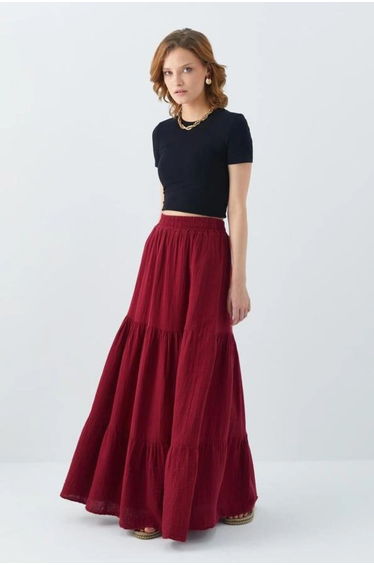 Mixray Maxi Cotton Skirt