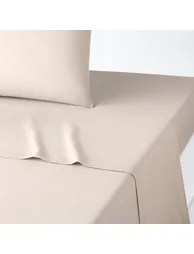 Plain 100% Cotton Flat Sheet - 1