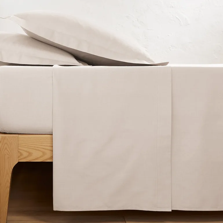 Plain 100% Cotton Flat Sheet - 2