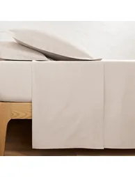 Plain 100% Cotton Flat Sheet - 2
