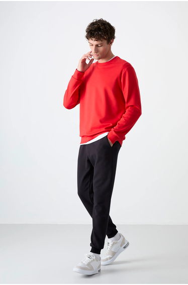 TOMMY Men's Plain Crew Neck Sweatshirt