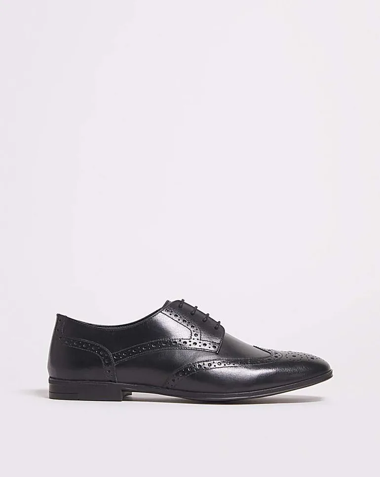 Formal Leather Brogue Wide - 2
