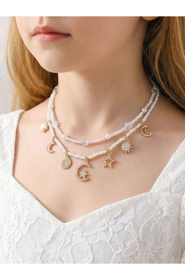 Pack of 2 - Celestial Charm Necklace