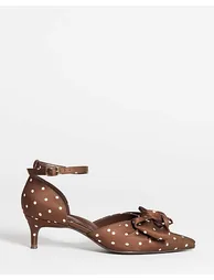 Two Part Bow Pointed Heel Extra Wide - 3