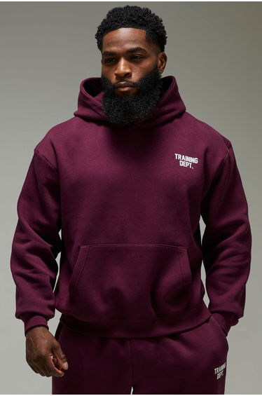 Training Dept Oversized Boxy Hoodie
