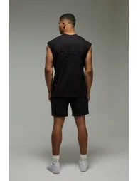 Man Active Training Dept Oversized Embossed Tank - 2