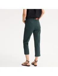 Cropped Trousers in Stretch Cotton - 2