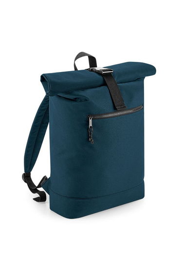 Bagbase Roll Top Recycled Backpack - Petrol