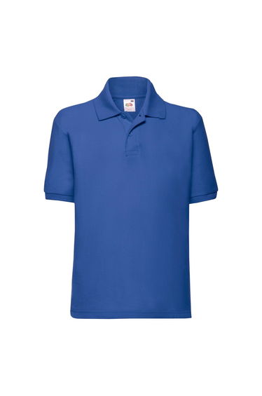 Fruit Of The Loom Childrens/Kids Unisex 65/35 Pique Polo Shirt - Royal