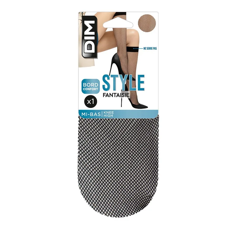 73 Denier Fishnet Knee-Highs - 2