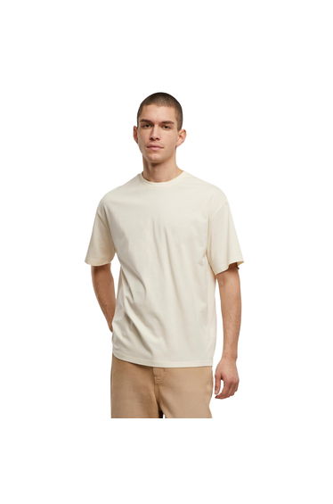 Build Your Brand Mens Basic Light Loose T-Shirt - White Sand