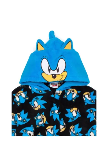 روب نوم أطفال - أسود/أزرق