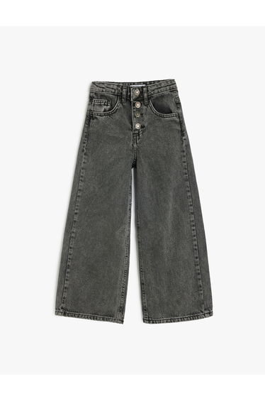 Cargo Jeans Wide Leg Cotton - Wide Leg Jean