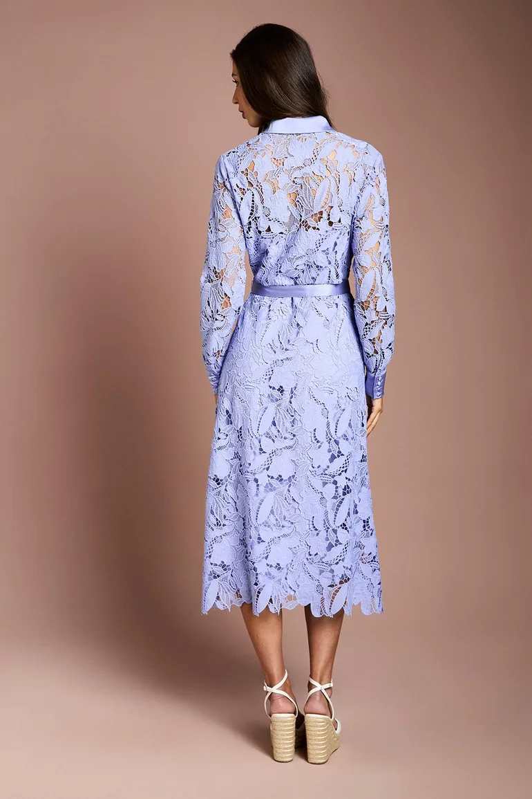 فستان قميص دانتيل - 2
