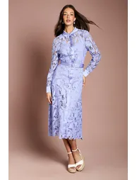 فستان قميص دانتيل