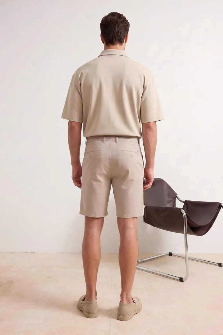 Beige Shorts & Bermuda Shorts - 5