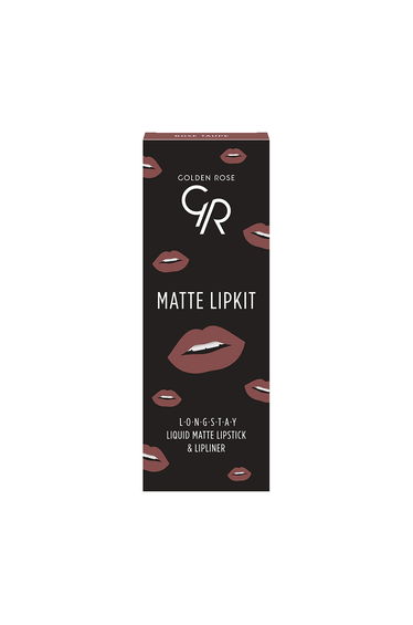 Golden Rose MATTE LIP KIT ROSE TAUPE