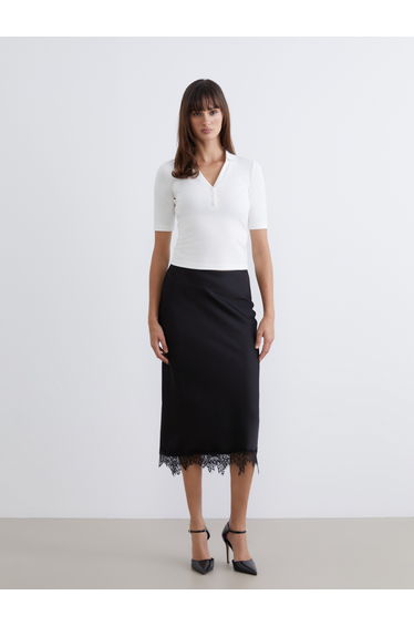 Polo Collar Women's T-Shirt