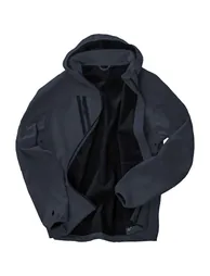 جاكيت رجالي 3 طبقات بهودي بطبعة -كحلي - 2