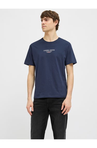 Slogan Print Round Neck T-Shirt