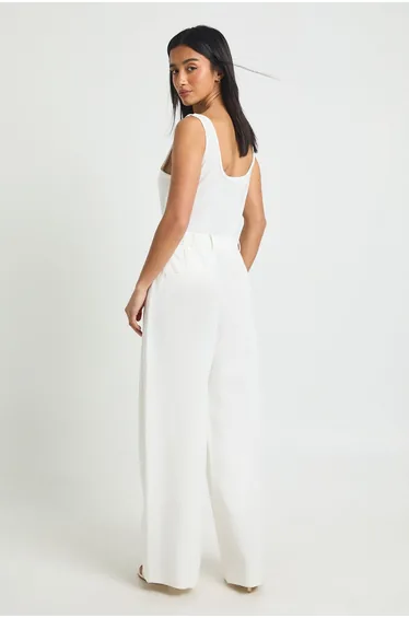 بنطلون بوهو بقصة عريضة - للمقاسات الصغيرة