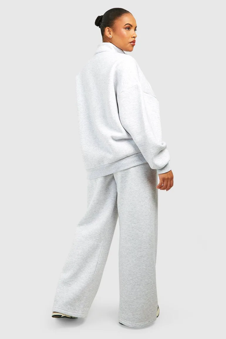 Plus Applique Dsgn Studio And Straight Leg Jogger Tracksuit - 1