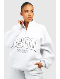 Plus Applique Dsgn Studio And Straight Leg Jogger Tracksuit - 3
