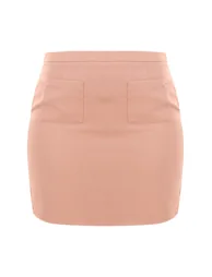 Tall Taupe Pocket Detail Micro Mini Skirt - 5