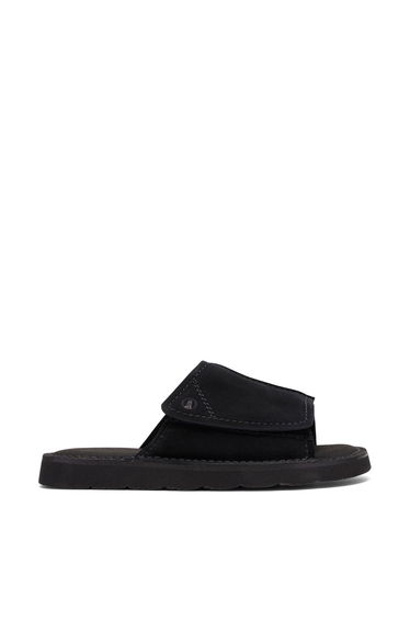 Solsbury Slide Suede Mule Black
