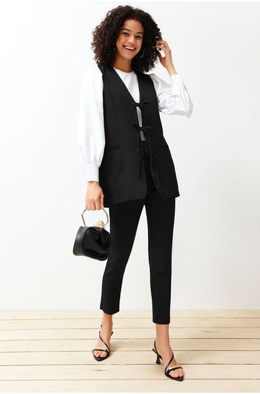 Black Regular Finike Plain Woven