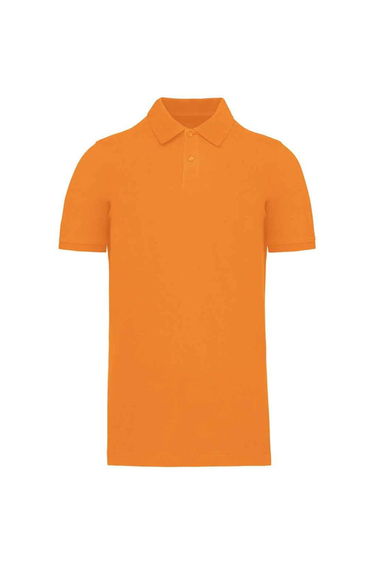 Kariban Mens Pique Organic Polo Shirt - Orange